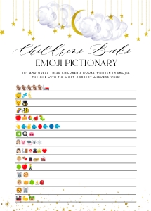 LS1 - Childrens Books Emoji Pictionary 5x7: LS1 - Childrens Books Emoji Pictionary