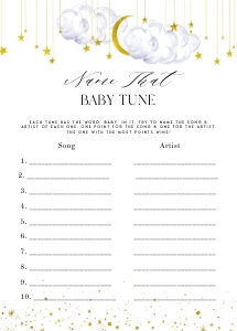 LS1 - Name That Baby Tune 5x7: LS1 - Name That Baby Tune