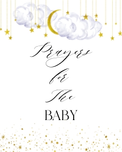 LS1 - Prayers For The Baby Sign - 8x10: LS1 - Prayers For The Baby