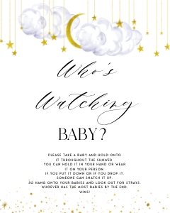 LS1 - Who's Watching Baby design preview