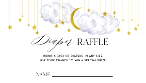 LS1 - Diaper Raffle Card - 3.5x2: LS1 - Diaper Raffle