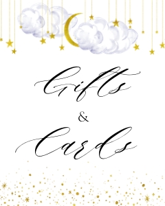 LS1 - Gifts & Cards Sign - 8x10: LS1 - Gifts & Cards Sign