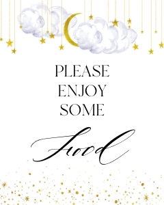 LS1 - Food Sign - 8x10: LS1 - Food Sign