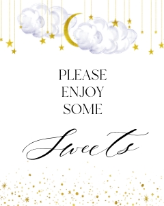 LS1 - Sweets Sign - 8x10: LS1 - Sweets Sign