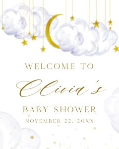 LS1 - Baby Shower Welcome Sign design preview