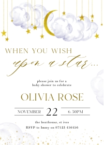 LS1 - Baby Shower Invite 2 - 5x7: LS1 - Baby Shower Invite 5x7