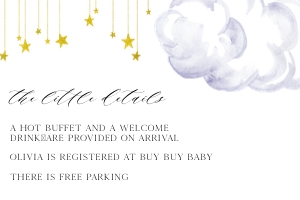 LS1 - The Little Details 6x4: LS1 - Baby Shower Invite 5x7