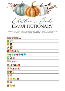 PM1 - Childrens Books Emoji Pictionary design preview