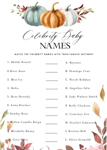 PM1 - Celebrity Baby Names design preview