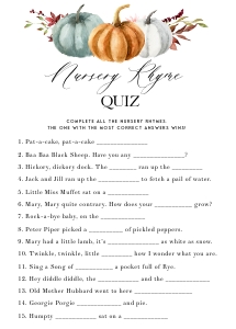 PM1 - Nursery Rhyme Quiz design preview