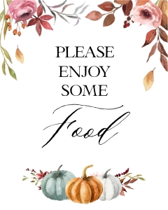 PM1 - 8 Table Signs design preview
