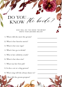 FL1 - Do You Know The Bride design preview
