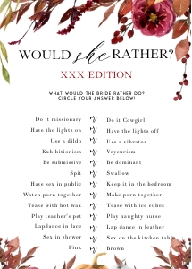FL1 - Would She Rather XXX design preview