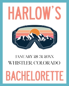 AS1 - Bachelorette Weekend Welcome Signs design preview