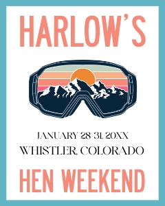 AS1 - Hen Weekend Welcome Sign design preview