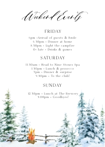 OG1 - Cabin Itinerary 5x7 design preview