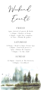 OG1 - Itinerary Lake Mobile design preview