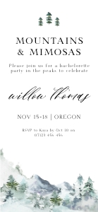 OG1 - Mountains & Mimosas Invite Mobile design preview