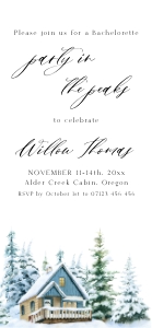 OG1 - Peaks Bachelorette Invite Mobile design preview