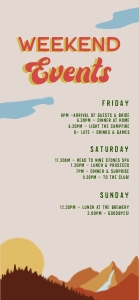 PN1 - Retro Itinerary Mobile design preview