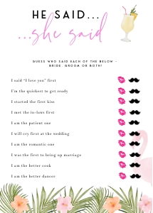 MB1 - He Said She Said design preview