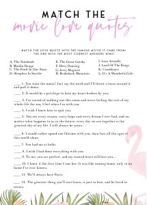 MB1 - Movie Love Quotes design preview