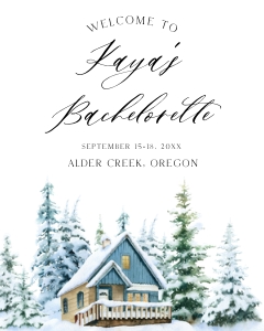 OG1 - Cabin Welcome Signs design preview