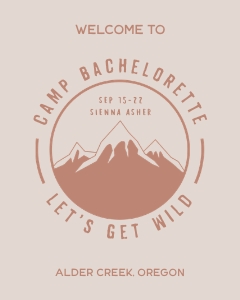 PN1 - Mountains Welcome Sign design preview