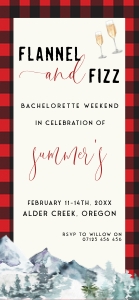 FN1 - Flannel & Fizz Invite Mobile design preview