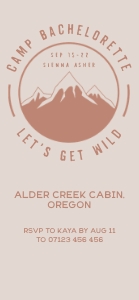 PN1 - Mountains Invite Mobile design preview
