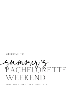 HP2 - Bachelorette Welcome Signs design preview