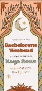 KM1 - Bachelorette Invite Mobile design preview