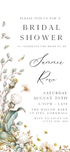AN1 - Bridal Shower Invite Mobile design preview