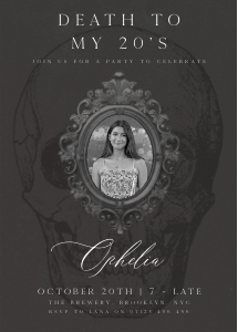 RIP - Death to My Twenties Frame design preview
