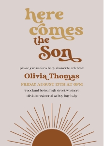 HC1 - Invitation - BOHO design preview