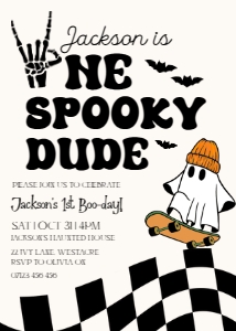 HW1 - One Spooky Dude Retro - 5x7 - FRONT: Full Bundle
