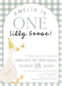 OSG1 - Invitation Set Arch - GREEN design preview