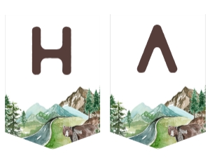 OHC - Happy Birthday Bunting 1 - 11x8.5: OHC - Full Bundle