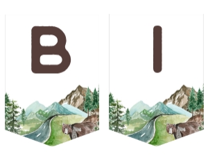 OHC - Happy Birthday Bunting 4 - 11x8.5: OHC - Full Bundle