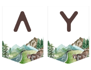 OHC - Happy Birthday Bunting 7 - 11x8.5: OHC - Full Bundle