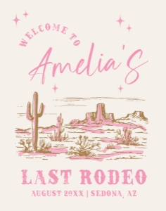 HLR - Welcome Sign - 11x14: HLR - Welcome Signs