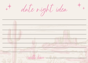 HLR - Date Night Card - 7x5: HLR - 35 Games
