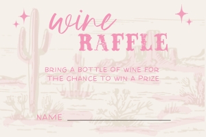 HLR - Wine Raffle Card - 6x4: HLR - 35 Games