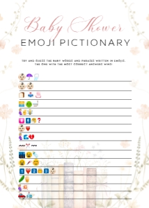ANC - Baby Emoji Pictionary - 5x7: ANC - Games Bundle