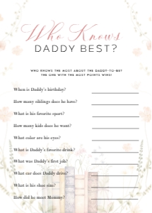 ANC - Who Knows Daddy Best - 5x7: ANC - Games Bundle