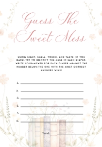 ANC - Guess The Sweet Mess Card - 3.5x5: ANC - Games Bundle