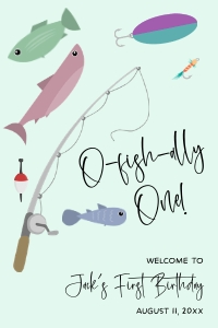 OFO - Welcome Sign - 24x36: OFO - Welcome Signs - Modern Block