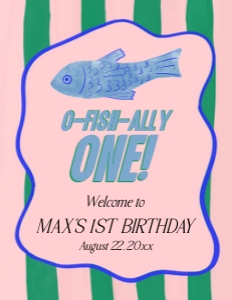 OFO - Welcome Sign - 8.5x11: OFO - Welcome Signs - Wavy