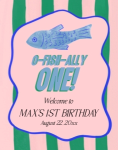 OFO - Welcome Sign - 11x14: OFO - Welcome Signs - Wavy