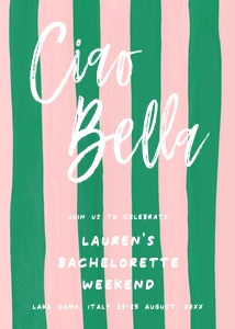 CB - Invitation Set - CIAO BELLA design preview